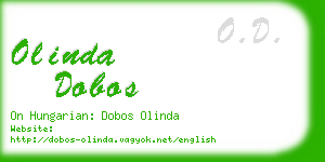 olinda dobos business card